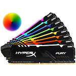 Фото DDR-4 8GB 3600МГц Kingston HyperX Fury RGB (HX436C17FB3A/8) #6