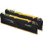Изображение DDR-4 2шт x 16GB 2400МГц Kingston HyperX Fury Black RGB (HX424C15FB3AK2/32) #4 Фото DDR-4 2шт x 16GB 2400МГц Kingston HyperX Fury Black RGB (HX424C15FB3AK2/32) #4