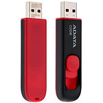 Фото USB Flash - 8GB (A-DATA C008 Black/Red AC008-8G-RKD)