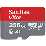 Изображение microSD XC 256 GB SanDisk Ultra Class10 UHS-I A1 C10 (без переходника, SDSQUA4-256G-GN6MN) Фото microSD XC 256 GB SanDisk Ultra Class10 UHS-I A1 C10 (без переходника, SDSQUA4-256G-GN6MN)