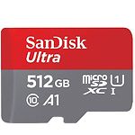 Фото microSD XC 512 GB SanDisk Ultra Class10 UHS-I A1 C10  (SDSQUA4-512G-GN6MN) без переходника,