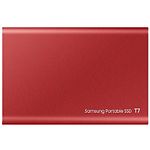 Фото SSD Samsung T7 1TB External USB3.2/USB Type-C Red (MU-PC1T0R/WW) #4