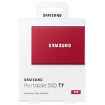 Фото SSD Samsung T7 1TB External USB3.2/USB Type-C Red (MU-PC1T0R/WW) #1