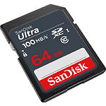 Фото SD XC 64 GB SanDisk Class 10 UHS-I (SDSDUNR-064G-GN3IN) R-100Mb/s #2