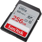 Фото SD XC 256 GB SanDisk Ultra Class 10 UHS-I (SDSDUN4-256G-GN6IN) R-120Mb/s #2