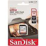 Фото SD XC 256 GB SanDisk Ultra Class 10 UHS-I (SDSDUN4-256G-GN6IN) R-120Mb/s #1