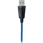Фото SVEN AP-U980MV black-blue, наушники с микрофоном кожаные, USB, звук 7.1 #3