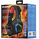 Изображение SVEN AP-U880MV black-red наушники с микрофоном (кожаные),джек 2*3,5мм и USB (LED) Фото SVEN AP-U880MV black-red наушники с микрофоном (кожаные),джек 2*3,5мм и USB (LED)
