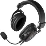 Изображение SVEN AP-G999MV gray наушники с микрофоном (кожаные) Джек 3,5мм 4pin, адаптер 1м для ПК #2 Фото SVEN AP-G999MV gray наушники с микрофоном (кожаные) Джек 3,5мм 4pin, адаптер 1м для ПК #2