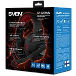 Изображение SVEN AP-G890MV black-red наушники с микрофоном (кожаные) Джек 2*3,5мм 3pin #2 Фото SVEN AP-G890MV black-red наушники с микрофоном (кожаные) Джек 2*3,5мм 3pin #2