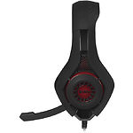 Изображение SVEN AP-G886MV black-red, наушники с микрофоном кожаные, Джек 3,5мм 4pin, адаптер 1м для ПК #1 Фото SVEN AP-G886MV black-red, наушники с микрофоном кожаные, Джек 3,5мм 4pin, адаптер 1м для ПК #1