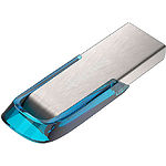 Изображение USB Flash 64Gb SanDisk Ultra Flair USB 3.0 Blue SDCZ73-064G-G46B Фото USB Flash 64Gb SanDisk Ultra Flair USB 3.0 Blue SDCZ73-064G-G46B