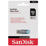 Изображение USB Flash 64Gb SanDisk Ultra Flair USB 3.0 Blue SDCZ73-064G-G46B #1 Фото USB Flash 64Gb SanDisk Ultra Flair USB 3.0 Blue SDCZ73-064G-G46B #1