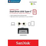 Фото USB Flash 32Gb SanDisk Ultra Dual Type-C/USB3.1 (SDDDC2-032G-G46) 150 Mb/s #1