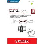 Изображение USB Flash 64Gb SanDisk Ultra Dual M3 OTG/USB3.0 (SDDD3-064G-G46) #1 Фото USB Flash 64Gb SanDisk Ultra Dual M3 OTG/USB3.0 (SDDD3-064G-G46) #1