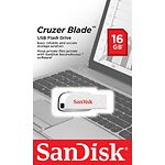 Изображение USB Flash 16Gb SanDisk Cruzer Blade White (SDCZ50C-016G-B35W) Фото USB Flash 16Gb SanDisk Cruzer Blade White (SDCZ50C-016G-B35W)