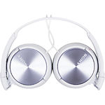 Изображение SONY MDR-ZX310AP White, наушники накладные с микрофоном #2 Фото SONY MDR-ZX310AP White, наушники накладные с микрофоном #2