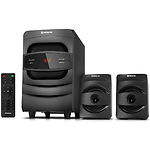 Фото Акустическая система REAL-EL M-390 black, 2.1 20W Woofer + 2*6 speaker, BT, FM, USB, ДУ #7