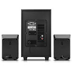 Фото Акустическая система REAL-EL M-390 black, 2.1 20W Woofer + 2*6 speaker, BT, FM, USB, ДУ #6