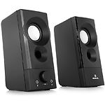Фото Акустическая система REAL-EL S-90 black (EL121100011) 2*3W speaker, mini-jack 3,5/USB #6