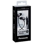 Изображение PANASONIC RP-TCM360GC-K, наушники вкладыши с микрофоном Фото PANASONIC RP-TCM360GC-K, наушники вкладыши с микрофоном