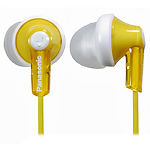 Изображение PANASONIC RP-HJE118GU-Y (yellow), наушники вкладыши Фото PANASONIC RP-HJE118GU-Y (yellow), наушники вкладыши