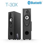 Изображение Акустическая система F&D T-30X black, 2x30 Вт, деревянный корпус, Bluetooth, FM, Фото Акустическая система F&D T-30X black, 2x30 Вт, деревянный корпус, Bluetooth, FM,