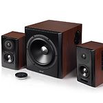Изображение Акустическая система Edifier S350DB (black/brown) 2.1, 70W Woofer + 2*40W speaker, Bluetooth, ДУ #1 Фото Акустическая система Edifier S350DB (black/brown) 2.1, 70W Woofer + 2*40W speaker, Bluetooth, ДУ #1