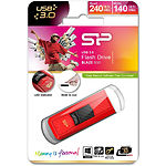 Фото USB Flash  128Gb SILICON POWER Blaze B50 USB 3.0 Red (SP128GBUF3B50V1R) #1