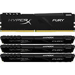 Изображение DDR-4 4шт х 4GB 2666МГц Kingston HyperX Fury Black (HX426C16FB3K4/16) #1 Фото DDR-4 4шт х 4GB 2666МГц Kingston HyperX Fury Black (HX426C16FB3K4/16) #1