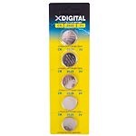 Изображение Батарейка X-Digital CR2025 (CR2025-5B) Lithium Button, блистер 5шт Фото Батарейка X-Digital CR2025 (CR2025-5B) Lithium Button, блистер 5шт