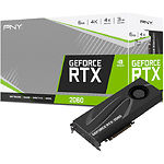 Изображение Видеокарта PNY GeForce RTX2060 Blower 6Gb GDDR6 (VCG20606BLMPB) Фото Видеокарта PNY GeForce RTX2060 Blower 6Gb GDDR6 (VCG20606BLMPB)