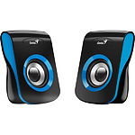 Колонки акустические Genius SP-Q180 USB Black-Blue - фото