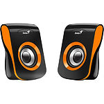 Изображение Акустическая система Genius SP-Q180 USB Black-Orange (31730026402) 2.0, 2x3W Фото Акустическая система Genius SP-Q180 USB Black-Orange (31730026402) 2.0, 2x3W