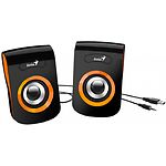 Изображение Акустическая система Genius SP-Q180 USB Black-Orange (31730026402) 2.0, 2x3W #2 Фото Акустическая система Genius SP-Q180 USB Black-Orange (31730026402) 2.0, 2x3W #2