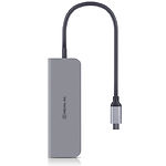 Фото Концентратор HUB USB 3.0 REAL-EL CQ-700 Space Grey (EL123110002) USB Type C-->4*USB 3.0, HDMI #6