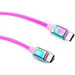 Фото Кабель REAL-EL USB Premium Type C - Type C Rainbow, 1м (EL123500053), 104741 #2