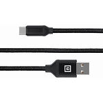 Фото Кабель REAL-EL USB 2.0 Premium USB / Type C  2m, Fabric black (EL123500047) 104765 #4