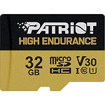 Изображение microSD HC 32Gb PATRIOT High Endurance UHS-I U1 V30 Class10 (с переходником SD, PEF32GE31MCH) Фото microSD HC 32Gb PATRIOT High Endurance UHS-I U1 V30 Class10 (с переходником SD, PEF32GE31MCH)