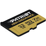 Изображение microSD HC 32Gb PATRIOT High Endurance UHS-I U1 V30 Class10 (с переходником SD, PEF32GE31MCH) #3 Фото microSD HC 32Gb PATRIOT High Endurance UHS-I U1 V30 Class10 (с переходником SD, PEF32GE31MCH) #3