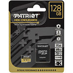 Изображение microSD XC 128 GB Patriot High Endurance UHS-I U3 C10 V30 (с переходником SD, PEF128GE31MCH)R-95MB/s Фото microSD XC 128 GB Patriot High Endurance UHS-I U3 C10 V30 (с переходником SD, PEF128GE31MCH)R-95MB/s