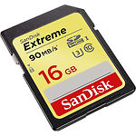 Фото SD HC 16Gb SanDisk Extreme Class 10 UHS-I U3 (SDSDXNE-016G-GNCIN) (90Mb/s, 600x) #1
