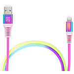 Фото Кабель REAL-EL USB 2.0 MFI USB / Lightning 1m, Rainbow (EL123500051) 104703 #4