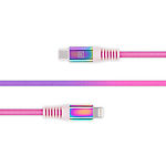 Фото Кабель REAL-EL USB2.0 MFI PD Type C / Lightning 1м Rainbow (EL123500054) 104710 #3