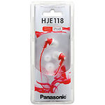 Изображение PANASONIC RP-HJE118GU-R, наушники вкладыши Фото PANASONIC RP-HJE118GU-R, наушники вкладыши