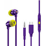 Фото Logitech Gaming G333 Purple-yellow, Наушники с микрофоном (981-000936) #2