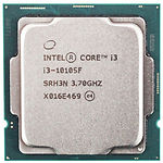 Фото CPU Intel Core™ i3 10105F (3.7GHz, 6MB, 4С/8T, socket1200 Box BX8070110105F) #2