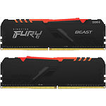 Изображение DDR-4 2шт x 32GB 3600МГц Kingston FURY Beast RGB (KF436C18BBAK2/64) #2 Фото DDR-4 2шт x 32GB 3600МГц Kingston FURY Beast RGB (KF436C18BBAK2/64) #2