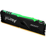 Фото DDR-4 16GB 3733МГц Kingston FURY Beast RGB (KF437C19BB1A/16)