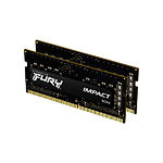 Изображение SO-DIMM 2x32GB DDR4 3200МГц Kingston FURY Impact (KF432S20IBK2/64) #4 Фото SO-DIMM 2x32GB DDR4 3200МГц Kingston FURY Impact (KF432S20IBK2/64) #4